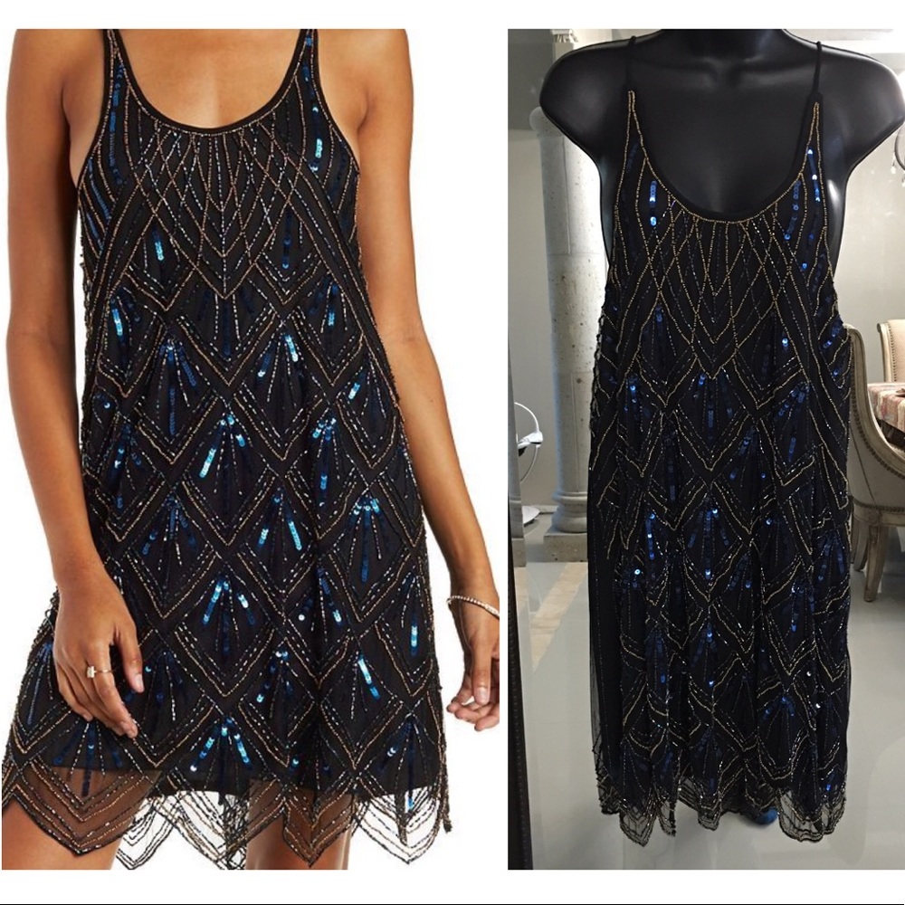 🌟Love & Air Beaded Sequin Shift Dress 🌟